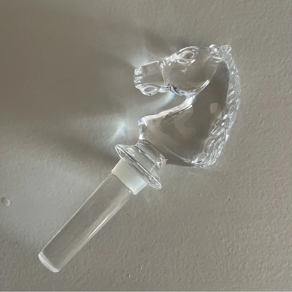 Vintage crystal horsehead